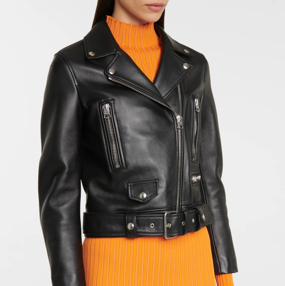 Acne studios leather biker jacket - Picture 2 of 10